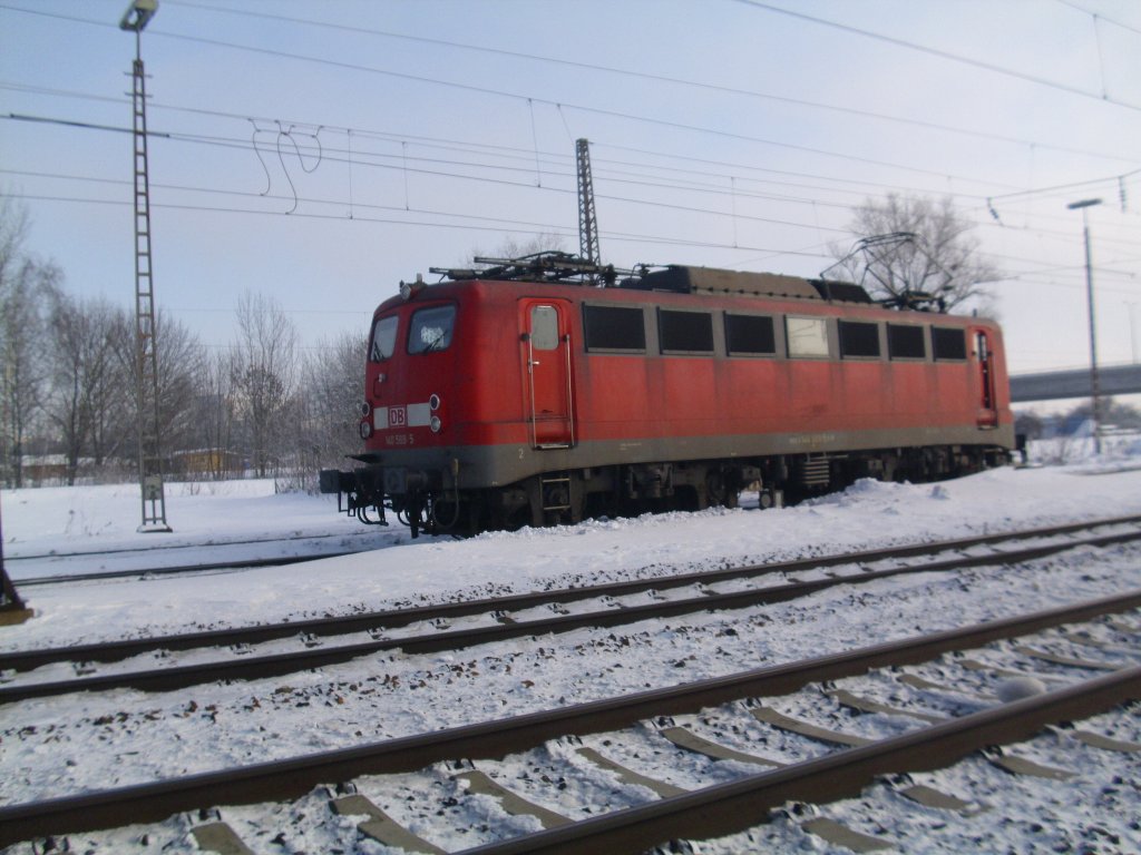 140 569-5 beim Umsetzen in Regensburg Ost 30.12.10