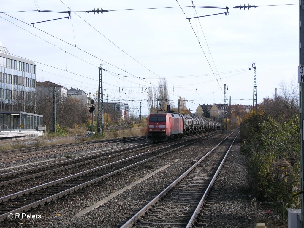 152 029-5 mit Kesselzug am Heimeranplatz 04.11.10