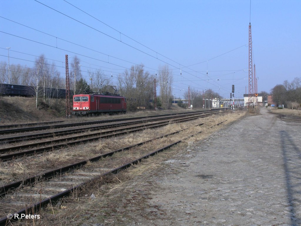 155 056-5 solo in Ziltendorf. 09.03.11