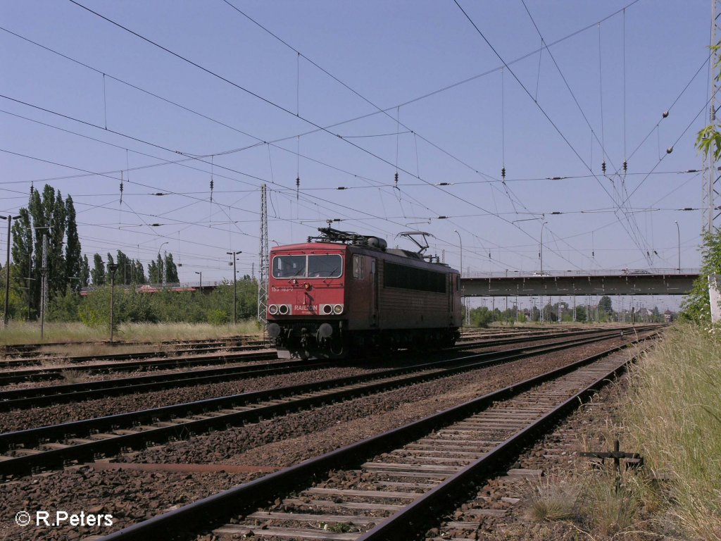 155 183-7 durchfhrt solo Eisenhttenstadt. 01.06.08