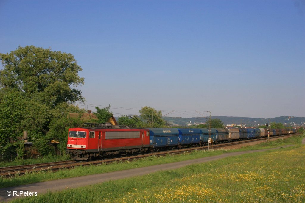 155 234-8 mit Polenkohle bei Plling. 13.05.11