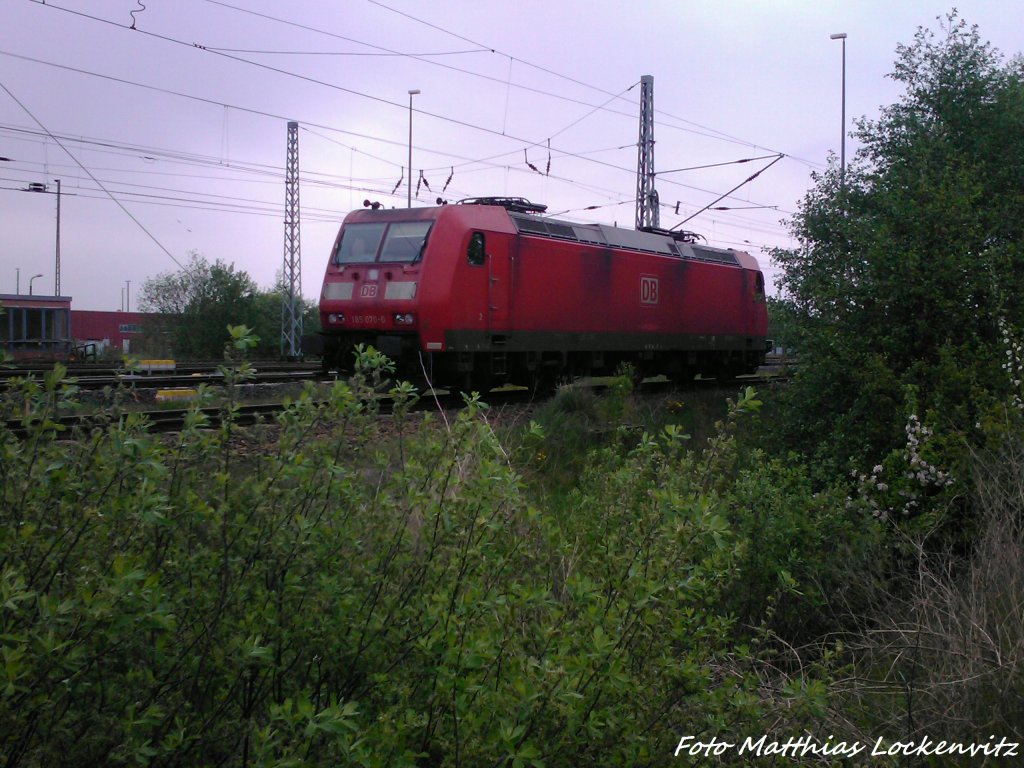 185 070-0 abgeb�gelt in Mukran am 20.5.13