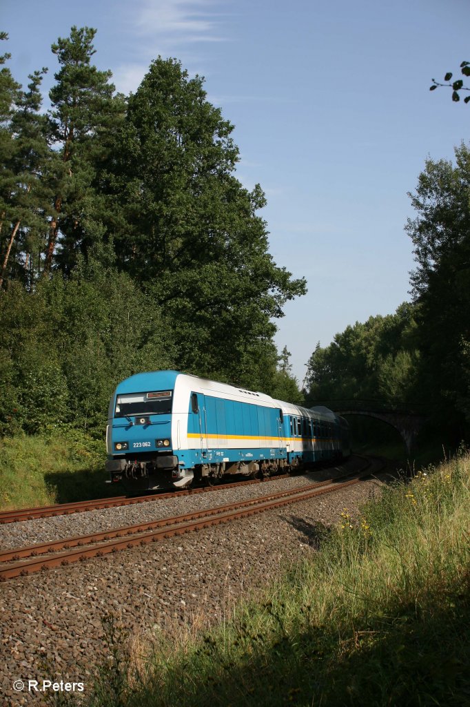 223 062 mit ALX84115 nach Mnchen bei Schnfeld. 23.08.11