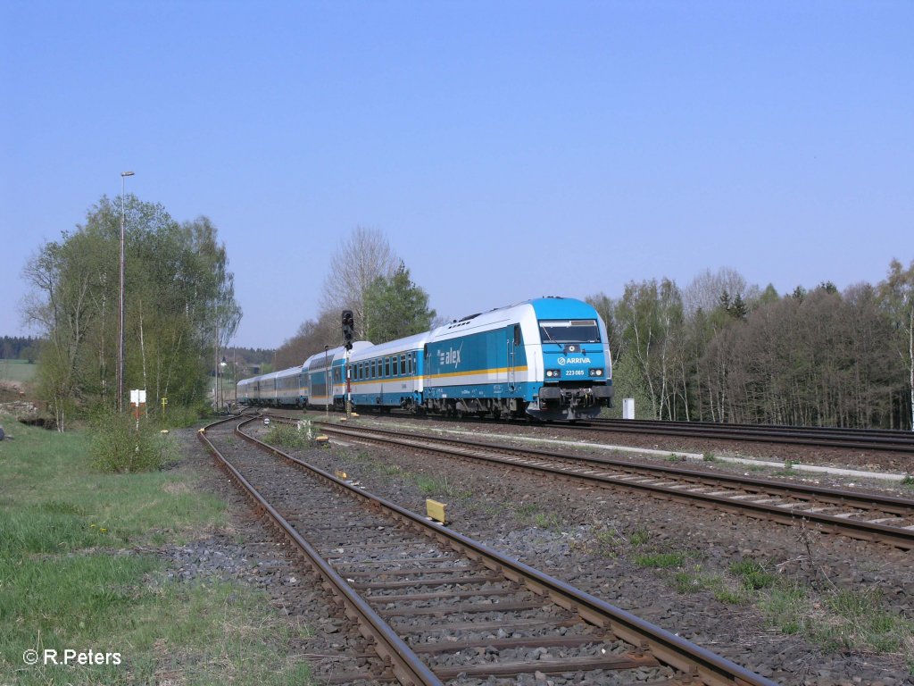 223 065 mit ALX84111 nach Mnchen in Pechbrunn. 25.04.11