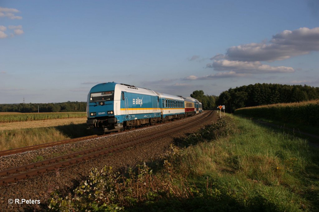 223 071 mit ALX84110 Mnchen - Hof bei Oberteich. 15.09.11