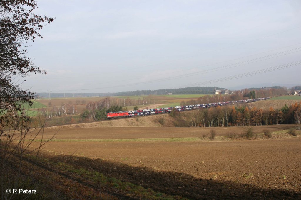 232 527-2 mit dem 47290 Cheb - Nrnberg bei Brand. 25.11.12