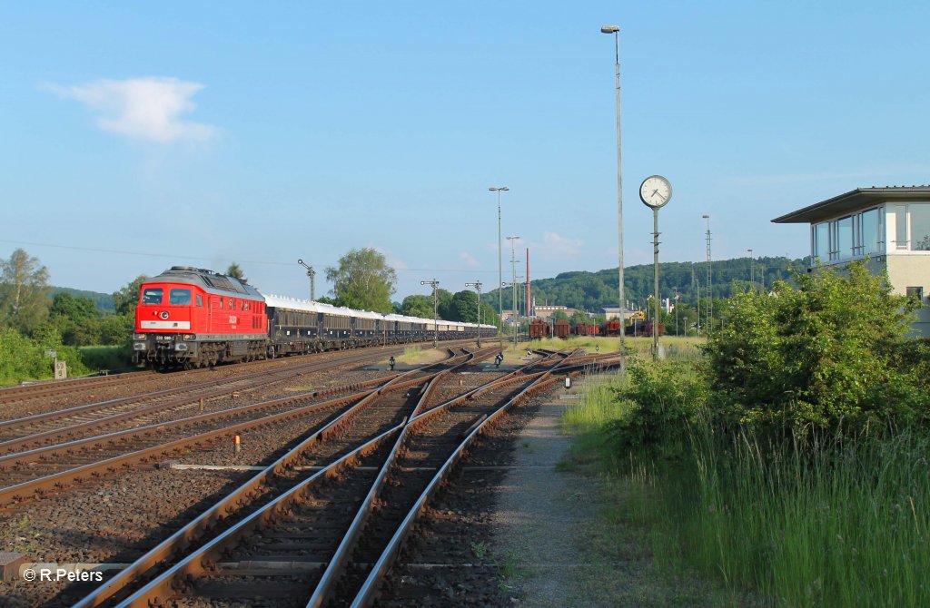 232 589-2 mit dem Orientexpress Prag- Paris bei Luipoldhhe. 08.06.13