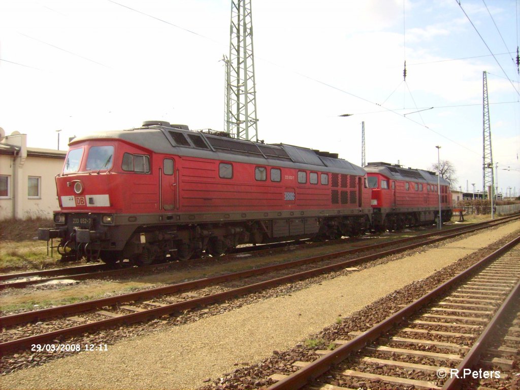 233 652-7 in Cottbus. 29.03.08