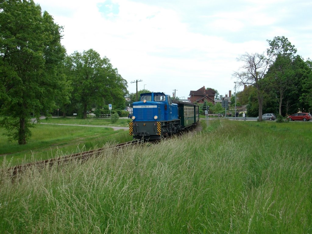 251 901 verlie am 12.Juni 2010 Lauterbach nach Putbus.