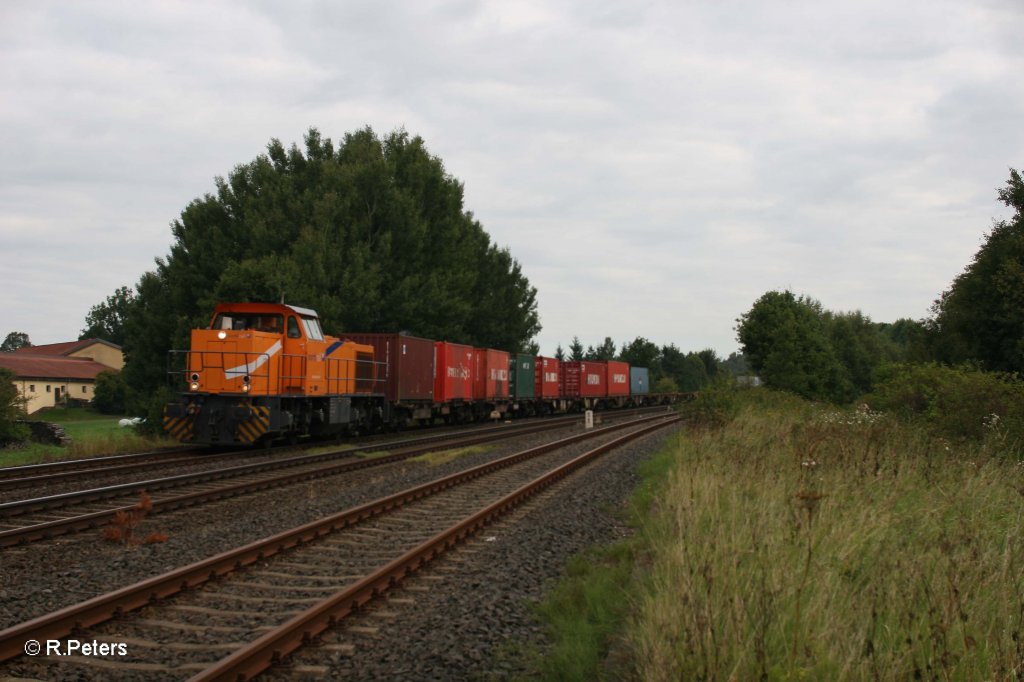 275 803 MaK G1206 mit DGS95299 nach Nrnberg bei Schnfeld. 31.08.11