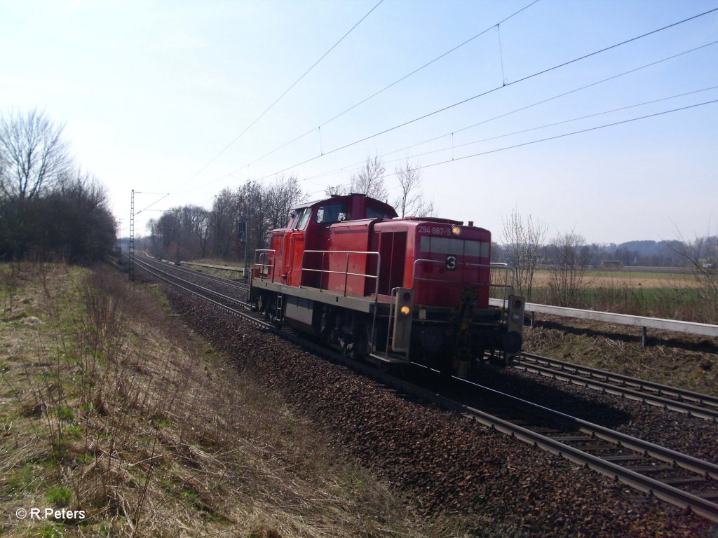 294 887-5 als Lz bei Rohrbach. 24.03.11