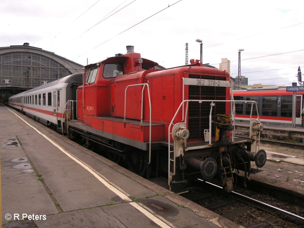 362 378-2 hat ein IC in den Leipziger HBF. 16.03.08