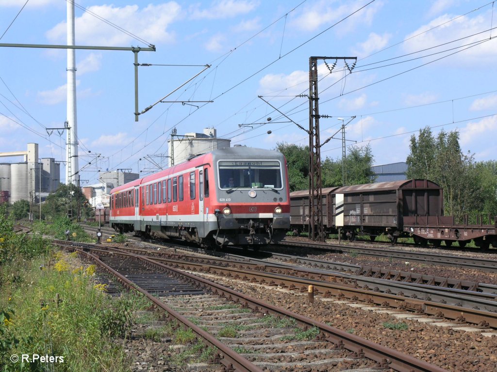 628 413-4 verlsst Regensburg als RB 32521 Eggmhl. 27.08.09
