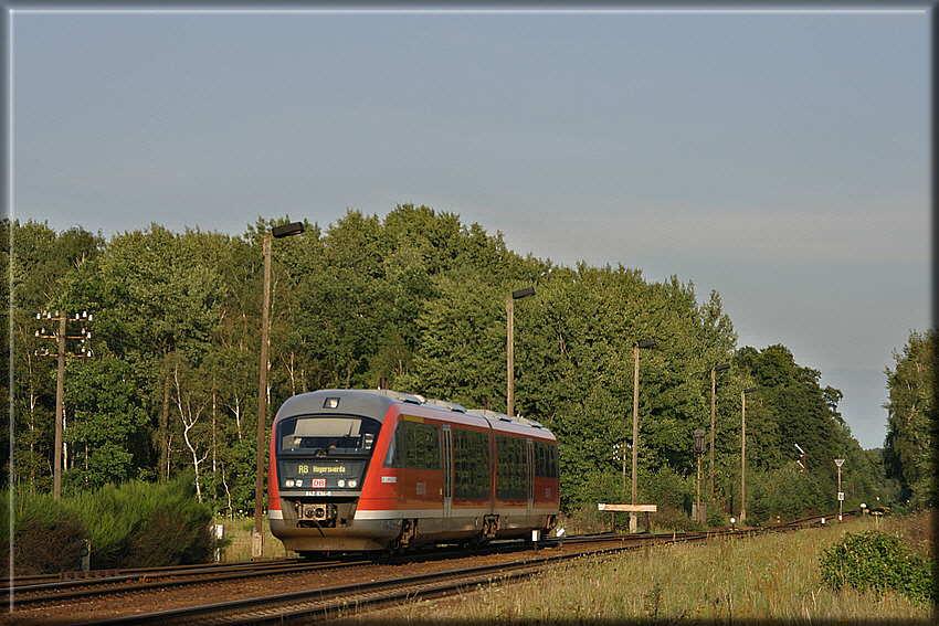 642 624-0 RB nach Hoyerswerda hat einfahrt in M�cka 17.08.2008