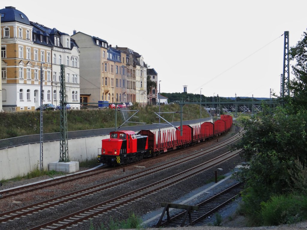 9880 3346 603-4 D-EBS beim Rangieren am 12.08.13 in Plauen/V. oberer Bahnhof.