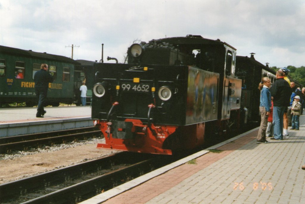 99 4652 stand am 26.August.2005 in Binz(Gescannt)