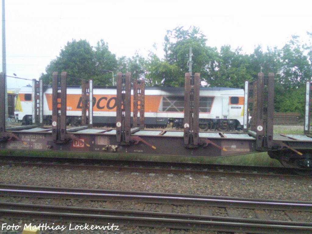 Am 16.8.12 arbeitet die Locon Voith Maxima 40CC im Bahnhof Bergen auf R�gen