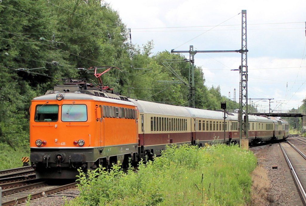 Am 25.06.2013 kam wie Angekündigt, die  northrail - NVR.-Nr. 91 80 1142 635-3 D-NTS  mit einen Sonderzug durch Tostedt gefahren und ist auf den Weg zur Ostsee! 