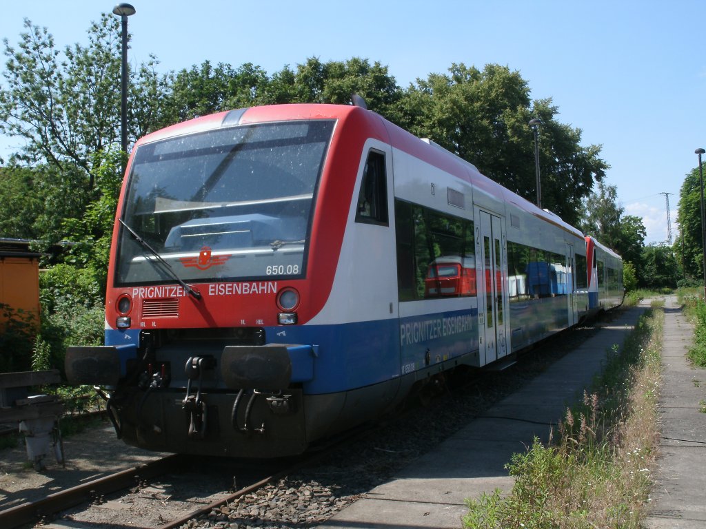 Auch die PEG sind keine seltene Gste in der Einsatzstelle Berlin Lichtenberg.Am 12.Juni 2011 stand hier VT650 08.