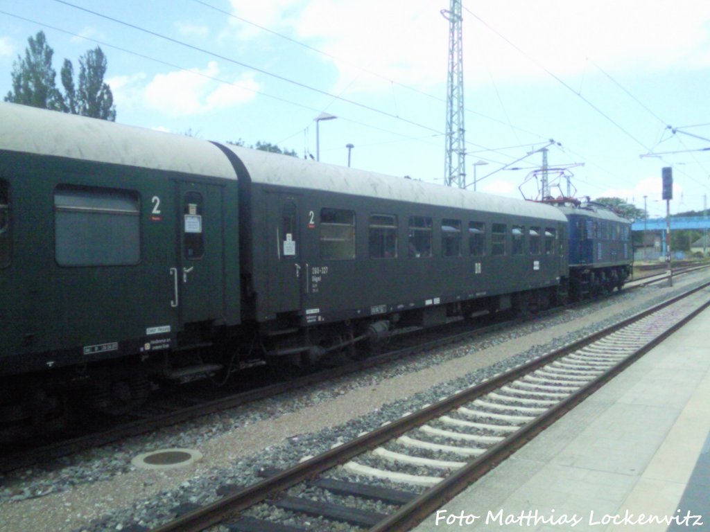Blick auf die E18 / St�rtebeker-Zug am 30.6.12