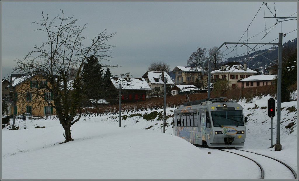 CEV Be 2/4 N 72 bei St-Legier Gare.
13. Dez. 2012