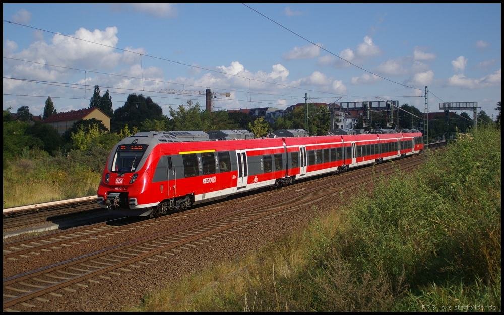 DB Regio 442 315 als RE5 nach Bln. Hauptbahnhof (tief) am 13.09.2012 in Berlin Bornholmer Stra�e