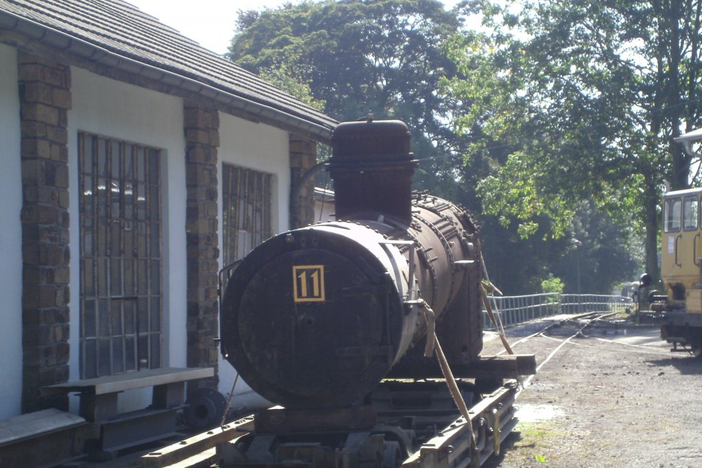 Der Kessel von Lok 11 der Brohltalbahn in Brohl