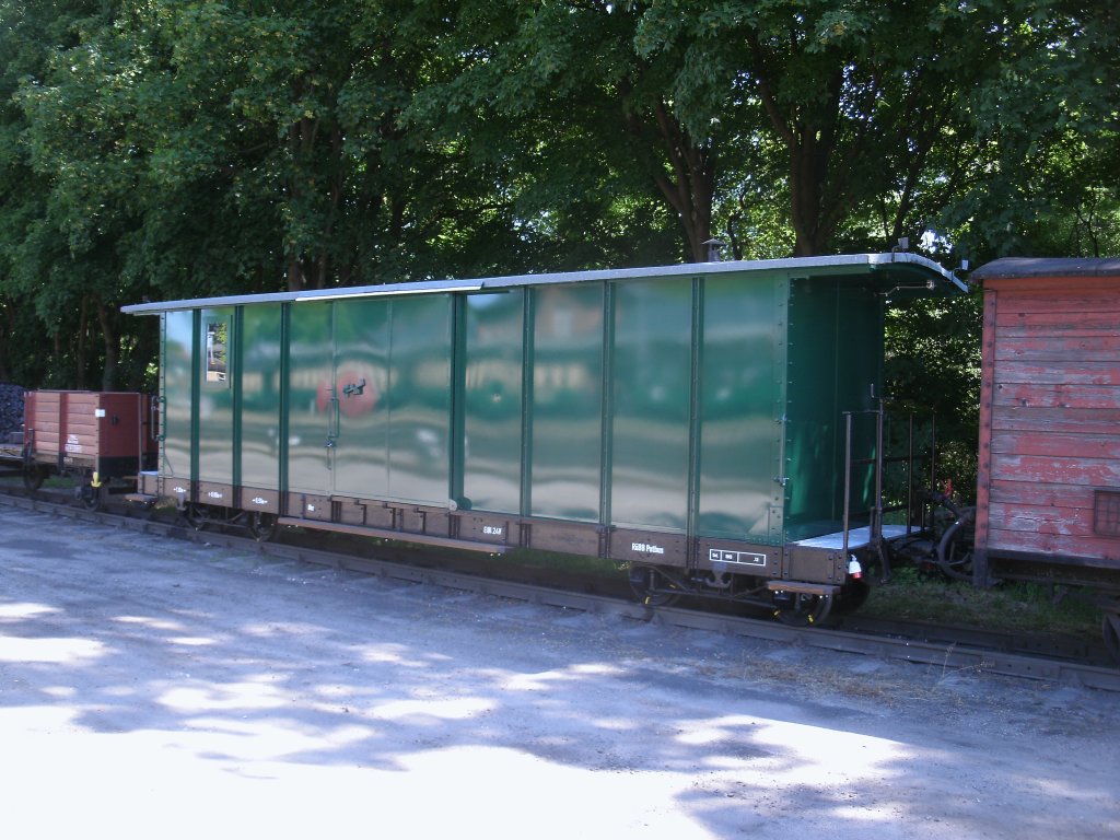 Der Putbuser Gertewagen,am 20.Juli 2013,abgestellt in Putbus. 