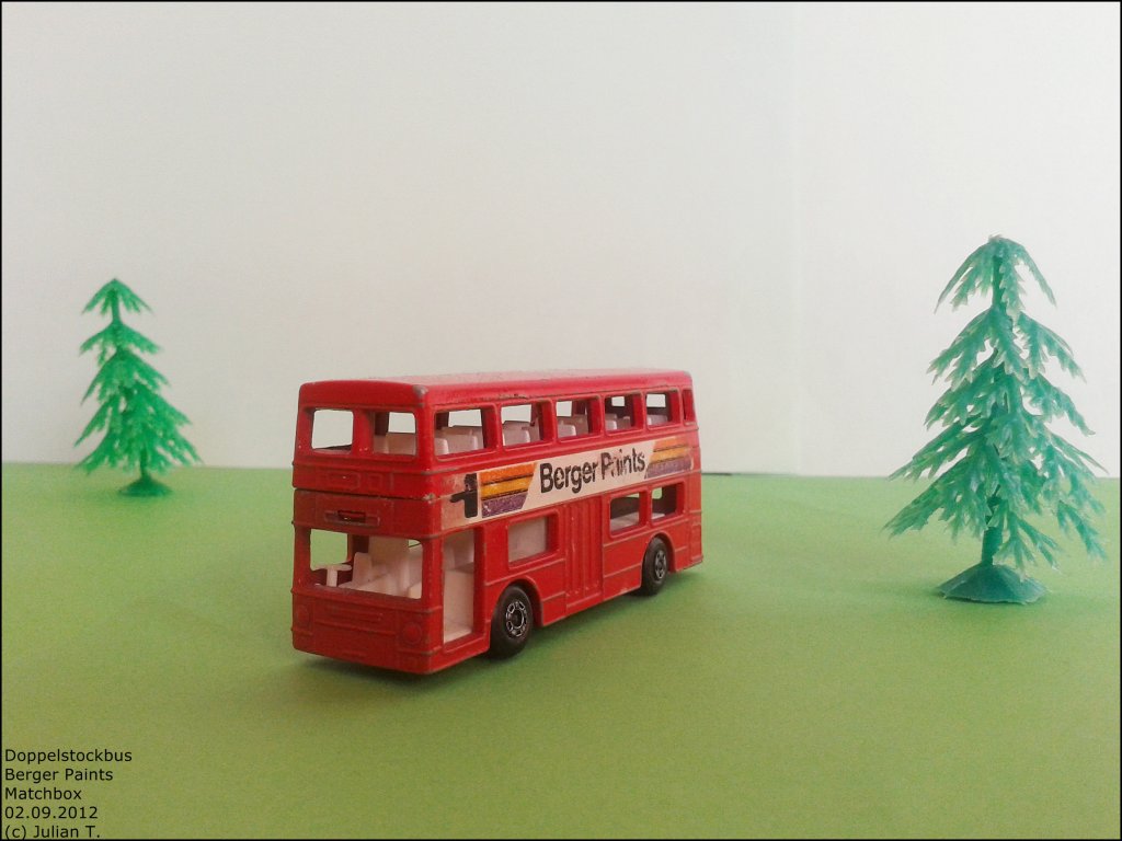 Doppelstockbus, Matchbox, 2012,09,02

