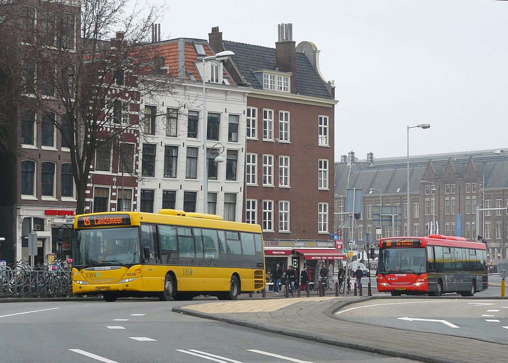 EBS Bus 5036 en EBS R-Net Bus 4036 Scania Omnilink Baujahr 2011. Prins Hendrikkade Amsterdam 10-04-2013.

EBS bus 5036 en EBS R-Net bus 4036 Scania Omnilink in dienst sinds december 2011. Prins Hendrikkade Amsterdam 10-04-2013.