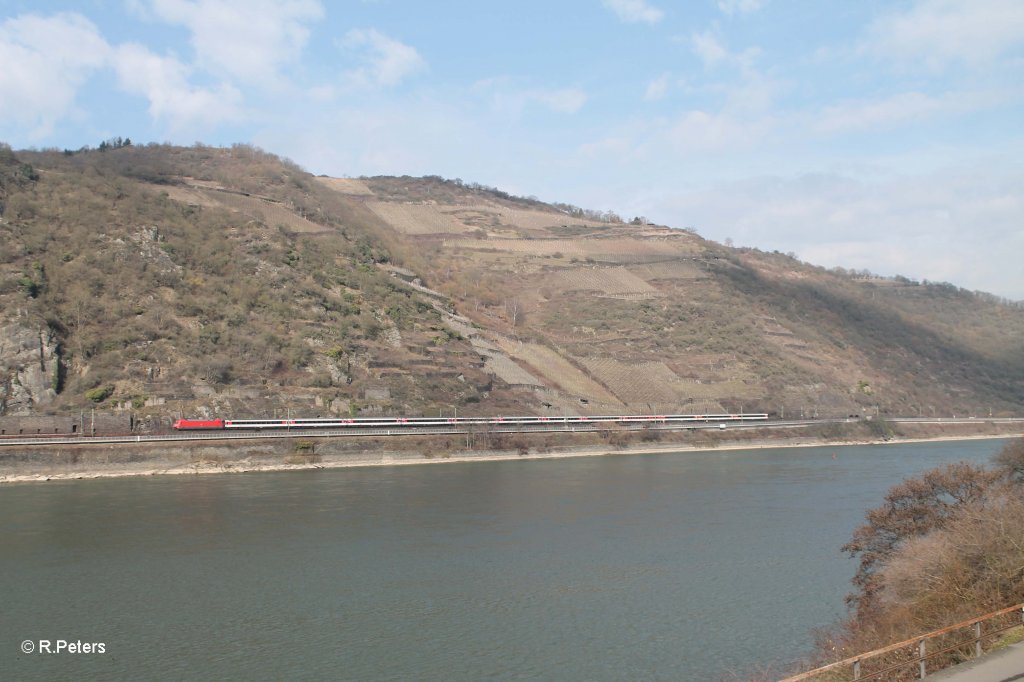 EC7 Hamburg - Chur beim Kammereck-Tunnel. 08.03.13