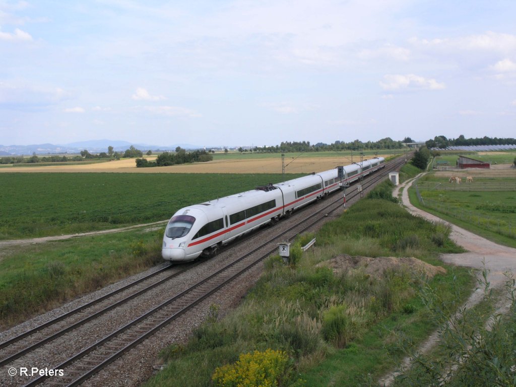 Ein 411er auf den Weg von Wien nach Dortmund bei Stephansposching. 08.08.09
