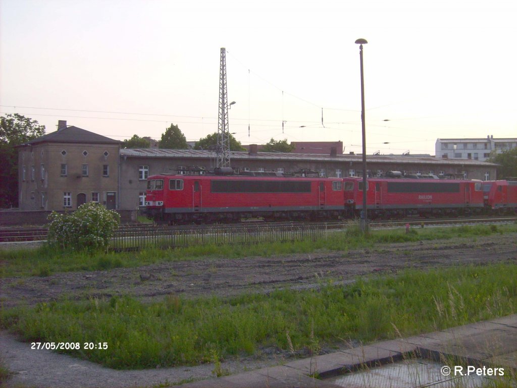 Ein paar 155iger abgestellt in Frankfurt/Oder. 27.05.08