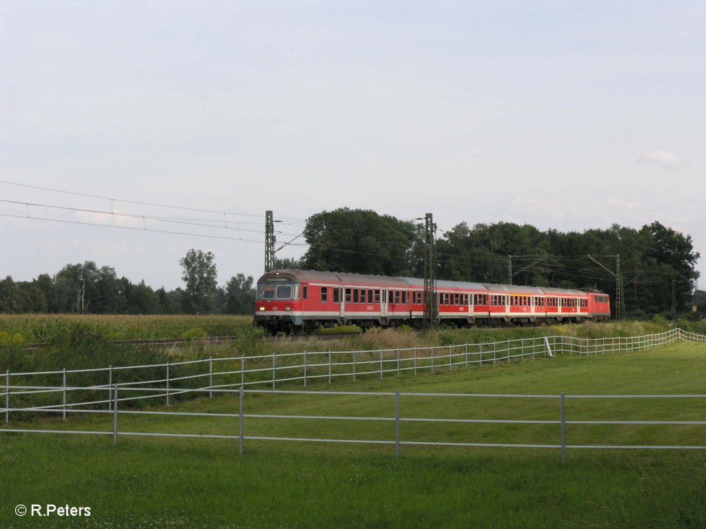 Eine RB aus Passau bei Schwarzenwhr kurz vor Plattling. 08.08.09