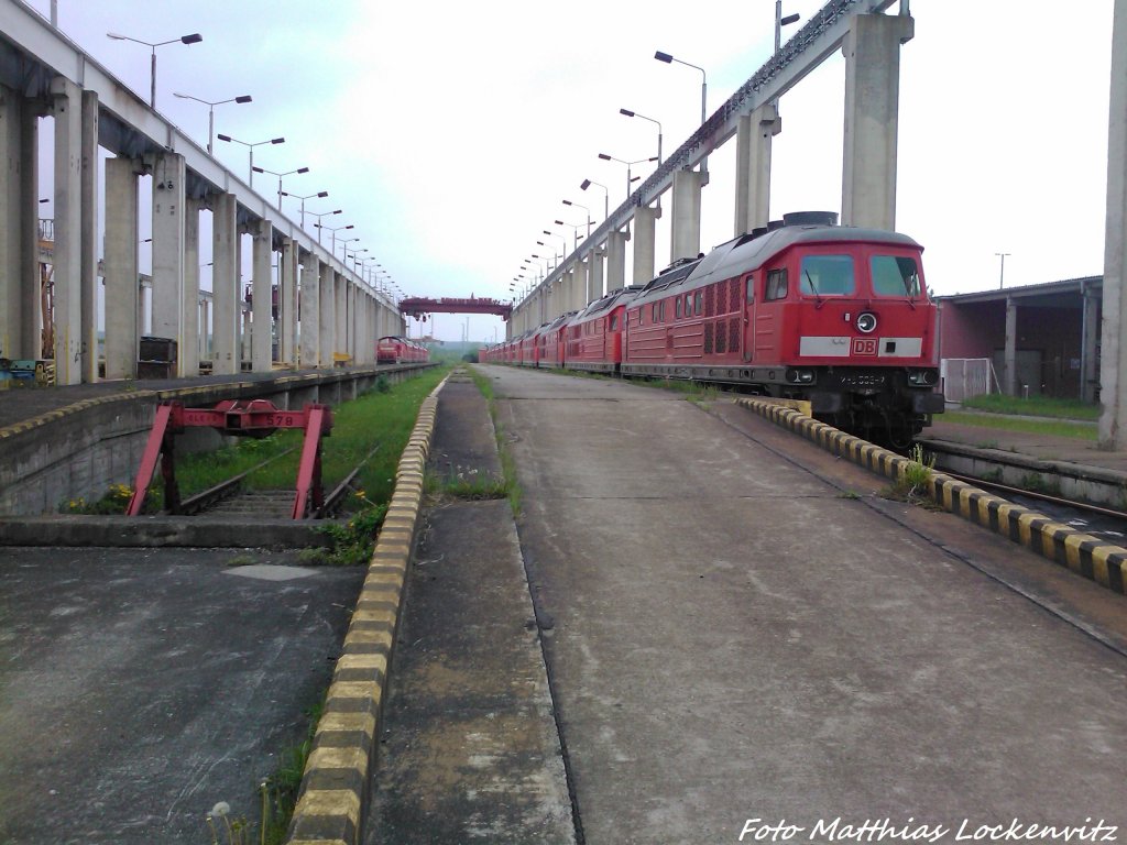 Einige Minuten sp�ter noch einmal an der Stelle ein Foto gemacht von den 233ern in Mukran am 20.5.13