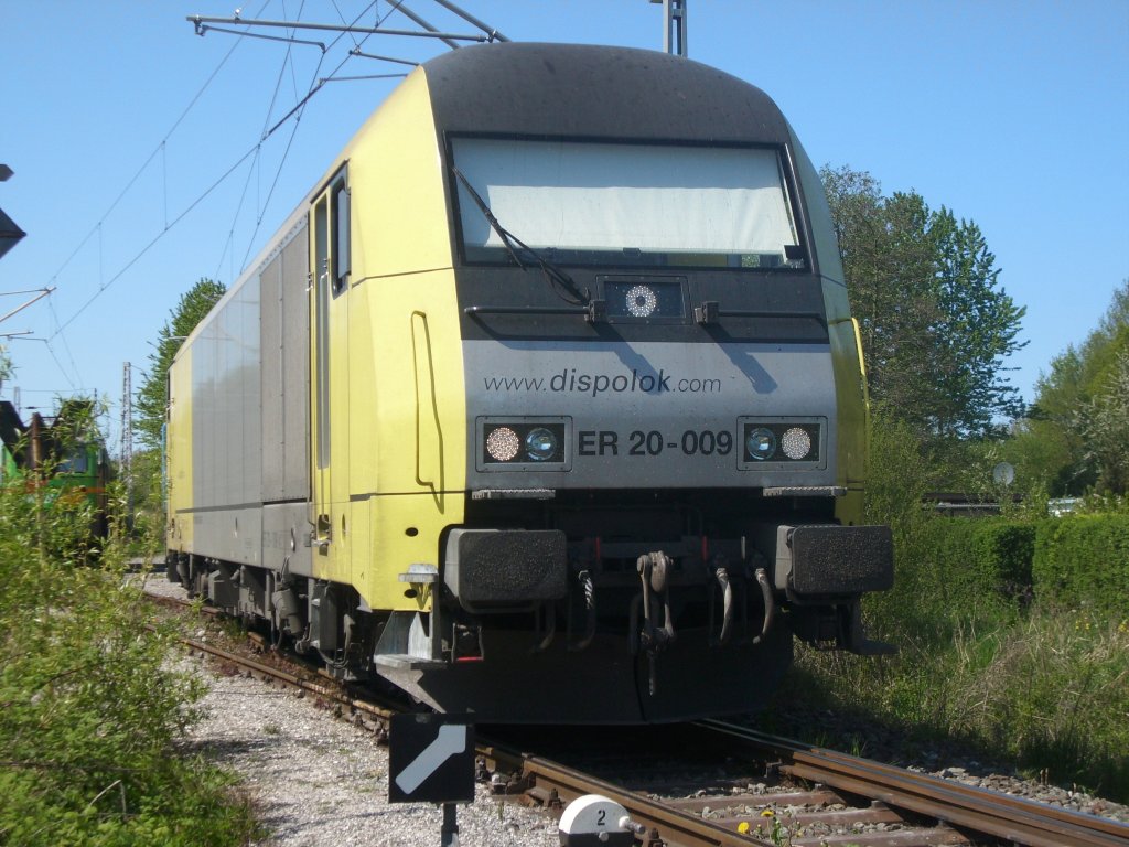ER 20 009 fr ITB im Einsatz am 10.Mai 2008 im bergabebahnhof Klementelvitz.