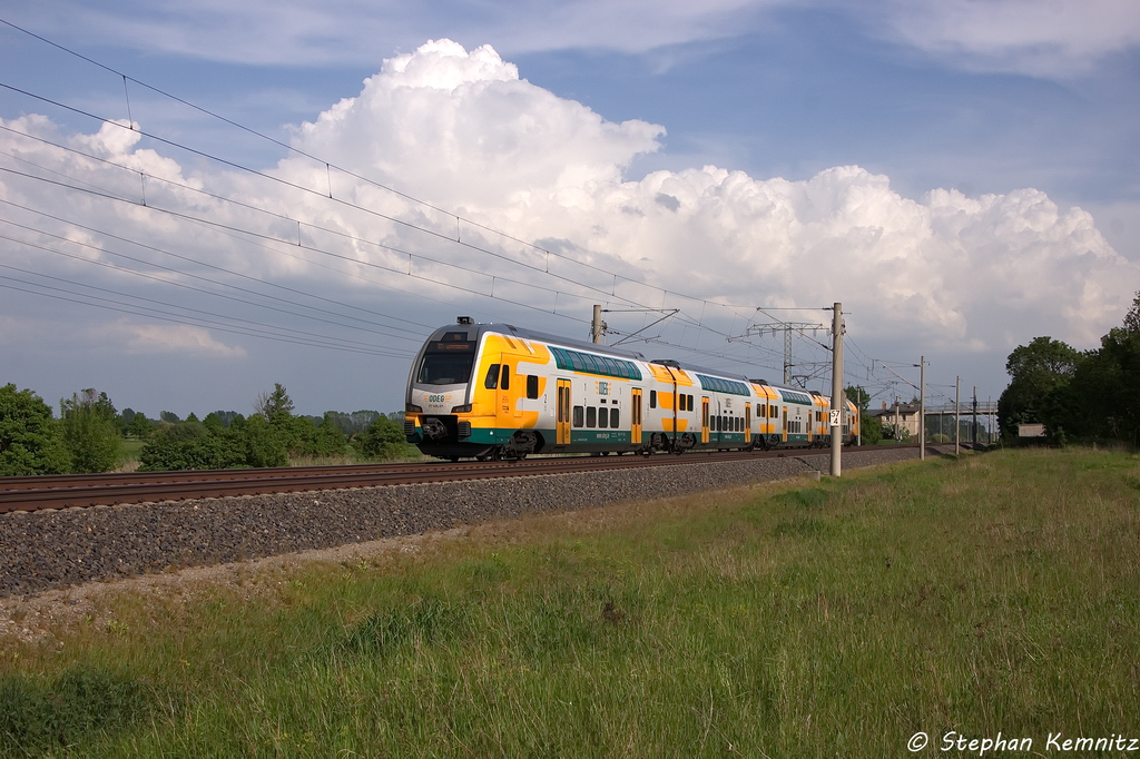 ET 445.101 (445 101-9) ODEG - Ostdeutsche Eisenbahn GmbH als RE2 (RE 37373) von Cottbus nach Wittenberge in Vietznitz. 17.05.2013