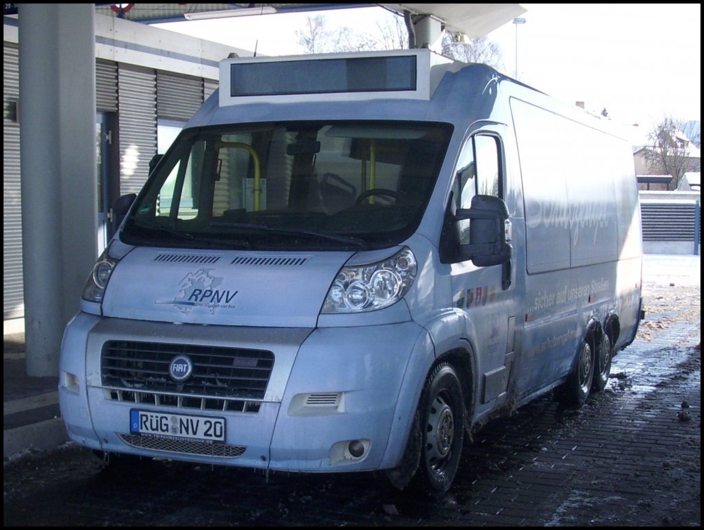 Fiat Ducato der RPNV in Bergen.  
