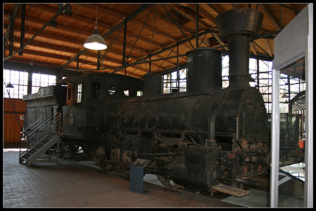 GKB 680 der sterreichischen Sdbahn aus dem Jahr 1860 (Deutsches Technikmuseum Berlin 18.04.2010)