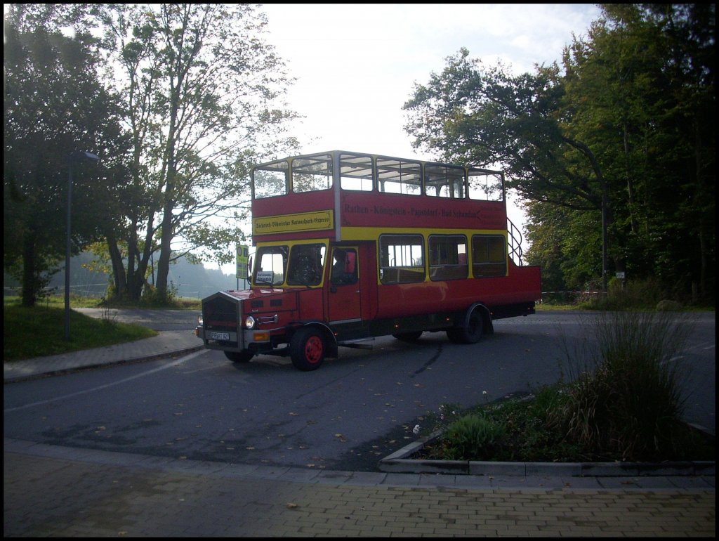  Histroischer  MAN als Festungs-Express bei der Festung K�nigsstein.