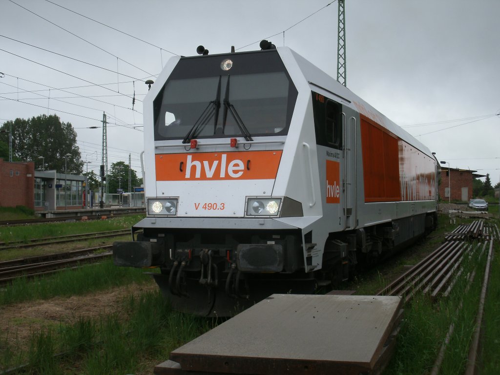 Hvle V490.3,am 22.Mai 2013,in Bergen/Rgen.