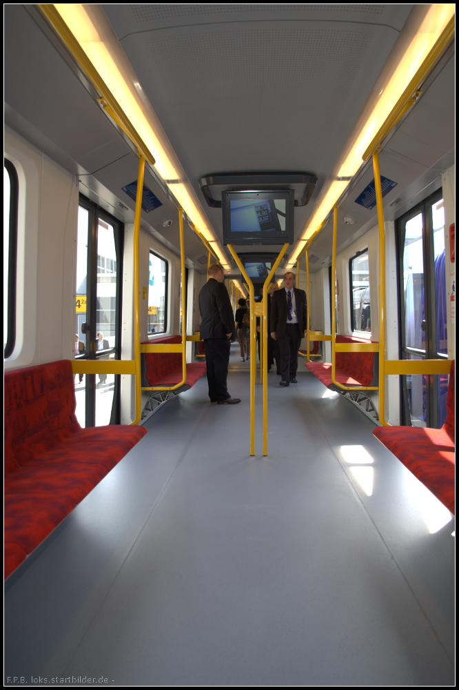 Inneneinrichtung der Inspiro-Metro f�r Warszawa