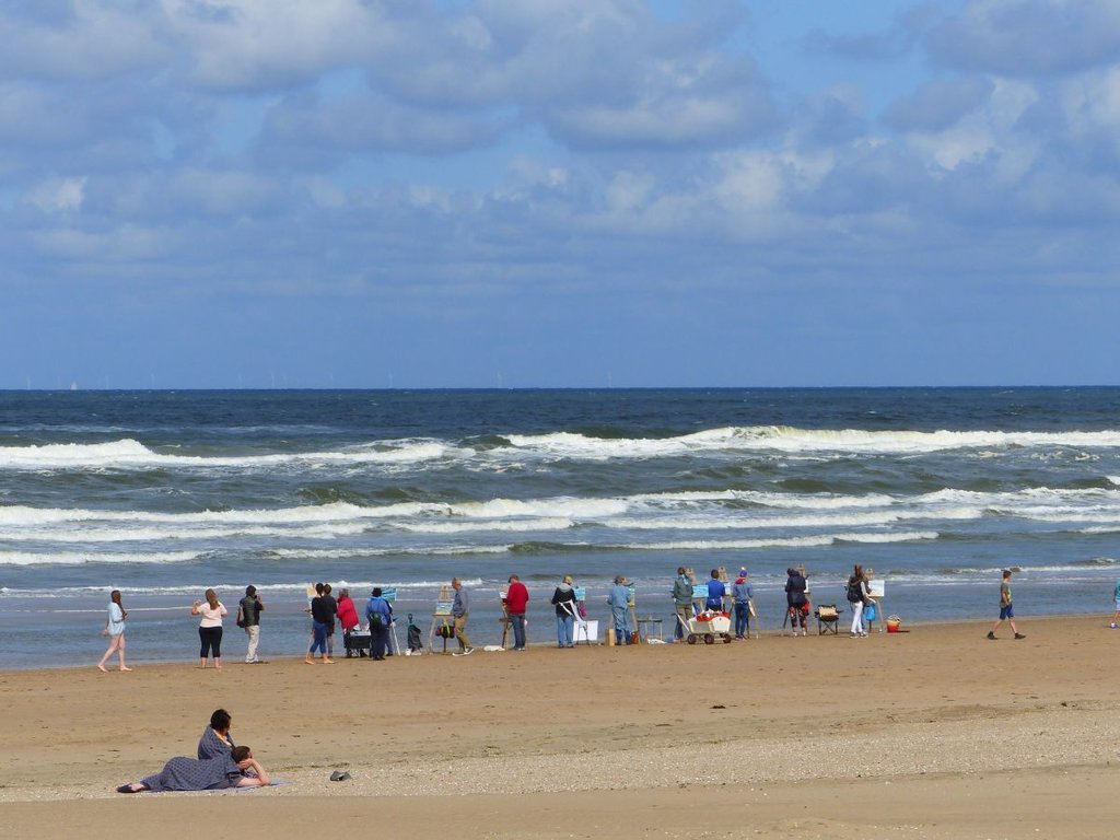 Kunstmaler Strand, Katwijk 20-08-2017.

Kunstschilders op het strand, Katwijk 20-08-2017.