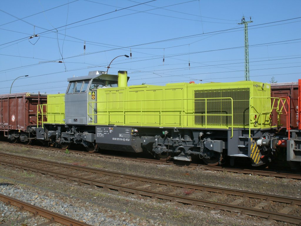 Mak G1206 275 119-6 von Alpha Trains,am 15.Juni 2013,in Bergen/Rgen.