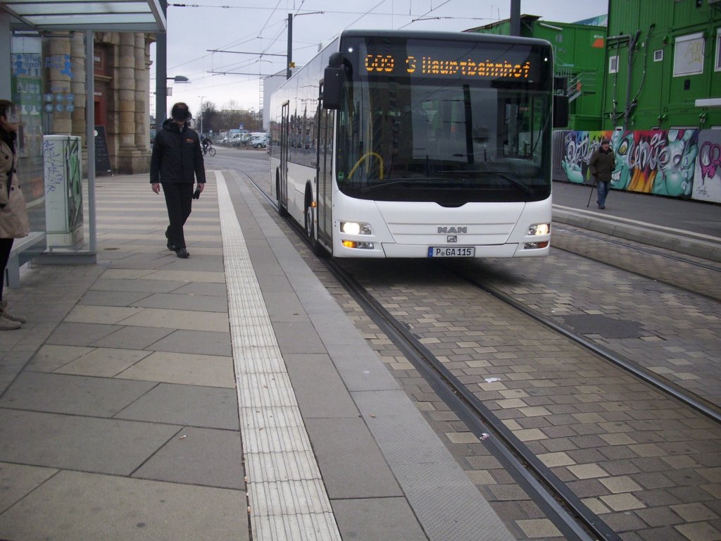 MAN Lion's City der G�ntger Anger GmbH in Potsdam.