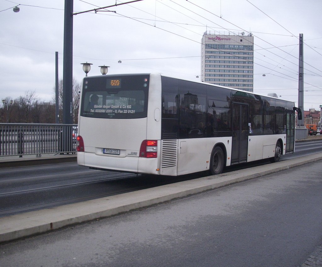 MAN Lion's City der G�ntger Anger GmbH in Potsdam.