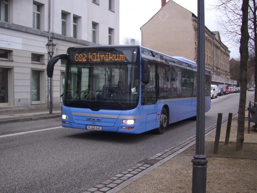 MAN Lion's City der G�ntger Anger GmbH in Potsdam.