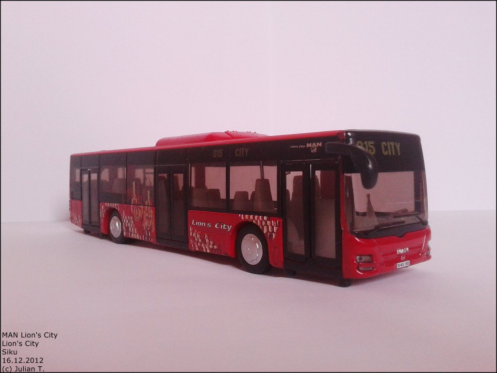 MAN Lion's City, Siku, 2012.12.16

