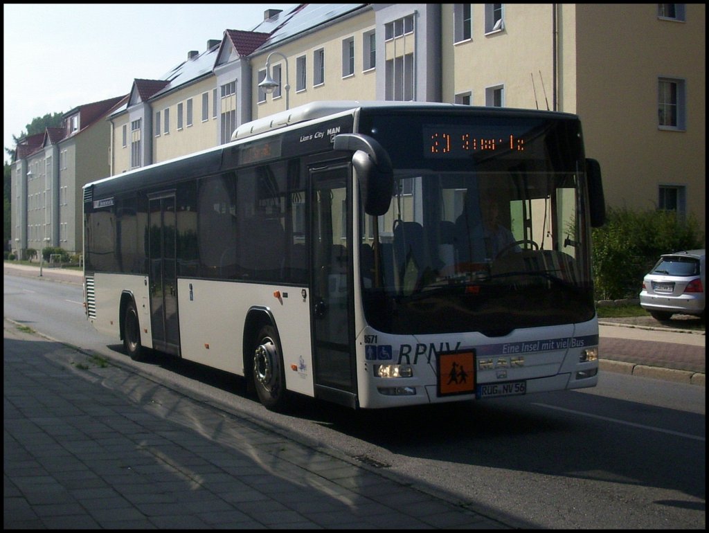 MAN Lion's City � LE der RPNV in Sassnitz.