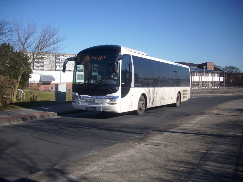 MAN Lion's Regio der RPNV in Sassnitz.

